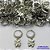 BRINCO EM AÇO INOXIDÁVEL (CX102) BRINCO ARGOLA DE PRESSÃO PINGENTE URSINHO 8MM - COMPOSIÇÃO: AÇO INOXIDÁVEL - (AÇO1762) - Imagem 1