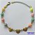 PULSEIRA NO BRUTO PRONTO PARA O BANHO(CX110) - PULSEIRA 18CM + EXTENSOR COM BOLINHAS COLORIDAS E CORAÇÕES - PESO TOTAL 5,6GR - COMPOSIÇÃO: 100% LATÃO - BRU14042 - Imagem 1