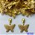 BRINCO NO BRUTO PRONTO PARA O BANHO(CX107) - BRINCO DE PINO COM PINGENTE BORBOLETA VAZADA 15X21MM - PESO TOTAL 2,1GR - COMPOSIÇÃO: 100% LATÃO - BRU14045 - Imagem 1