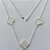 SHOCKER FOLHEADO A PRATA COM 50 MILÉSIMOS + VERNIZ DIAMOND - SHOCKER 40CM VAN CLEEF MADRE PÉROLA FECHO LAGOSTA - PRA132 - Imagem 1