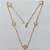 SHOCKER FOLHEADO A OURO - BANHADO COM 5 MILÉSIMOS + VERNIZ DIAMOND - SHOCKER 45CM VAN CLEEF ROSA 10MM - OURO274 - Imagem 1