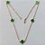 SHOCKER FOLHEADO A OURO - BANHADO COM 5 MILÉSIMOS + VERNIZ DIAMOND - SHOCKER 45CM VAN CLEEF VERDE 10MM - OURO277 - Imagem 1