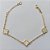 PULSEIRA FOLHEADA A OURO - BANHADO COM 5 MILÉSIMOS + VERNIZ DIAMOND - PULSEIRA 17CM VAN CLEEF MADRE PÉROLA 10MM - OURO278 - Imagem 1