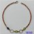 PULSEIRA PRONTO PARA O BANHO(CX105) - PULSEIRA COM CRISTAIS COLORIDOS - TAMANHO 18CM - PESO TOTAL 2GR - BRU14066 - Imagem 1