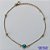 PULSEIRA PRONTA PARA O BANHO(CX105) - PULSEIRA COM BOLINHAS E OLHO GREGO - TAMANHO 18CM - PESO TOTAL 1,9GR - BRU14070 - Imagem 1