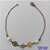 PULSEIRA NO BRUTO PRONTO PARA O BANHO - PULSEIRA COM PÉROLAS E OLHO GREGOS CORAÇÃO 19CM - COMPOSIÇÃO 100% LATÃO - PESO: 1,3GR  BRU14096 - Imagem 1