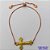 PULSEIRA GRAVATINHA NO BRUTO PRONTO PARA O BANHO - (CX.33)  PULSEIRA AJUSTÁVEL COM CRUCIFIXO - PESO 2,8GR - COMPOSIÇÃO: 100% LATÃO - BRU14098 - Imagem 1
