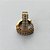 BRINCO NO BRUTO PRONTO PARA O BANHO(CX107) - BRINCO ARGOLINHA DE PRESSÃO (TRANQUETA) COM DUAS FILEIRAS DE MICROS ZIRCÔNIAS 3X13MM - COMPOSIÇÃO: LATÃO / ZIRCÔNIA - PESO: 3GR - BRU14172 - Imagem 3