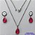 CONJUNTO EM AÇO INOXIDÁVEL - (AÇO03) GARGANTILHA COM CORRENTE 50CM E PINGENTE EM RESINA ROSA 3X7MM - COMPOSIÇÃO: AÇO INOXIDÁVEL - AÇO1805 - Imagem 1