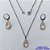 CONJUNTO EM AÇO INOXIDÁVEL - (AÇO03) GARGANTILHA COM CORRENTE 50CM E PINGENTE EM RESINA ROSE 3X7MM - COMPOSIÇÃO: AÇO INOXIDÁVEL - AÇO1825 - Imagem 1