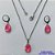 CONJUNTO EM AÇO INOXIDÁVEL - (AÇO03) GARGANTILHA COM CORRENTE 50CM E PINGENTE EM RESINA ROSA 3X7MM - COMPOSIÇÃO: AÇO INOXIDÁVEL - AÇO1837 - Imagem 1