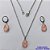 CONJUNTO EM AÇO INOXIDÁVEL - (AÇO03) GARGANTILHA COM CORRENTE 50CM E PINGENTE EM RESINA SALMÃO 3X7MM - COMPOSIÇÃO: AÇO INOXIDÁVEL - AÇO1839 - Imagem 1