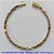 PULSEIRA NO BRUTO PRONTO PARA O BANHO - PULSEIRA 20CM -  LARGURA 2,5MM COM FECHO CANHÃO- PESO 9,3GR - BRU14220 - Imagem 1