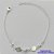 PULSEIRA FOLHEADA A PRATA COM 50 MILÉSIMOS + VERNIZ DIAMOND - PULSEIRA PINGENTE RELIGIOSO + PÉROLAS - TAMANHO: 16CM + EXTENSOR E  FECHO LAGOSTA PRA186 - Imagem 1