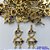 PINGENTE NO BRUTO PRONTO PARA O BANHO(CX109)(PX000002WG) - PINGENTE MENINO  CRAVEJADO EM MICROS ZIRCÔNIAS AZUÍS - COMPOSIÇÃO: LATÃO / ZIRCÔNIA  - TAMANHO 13X24MM - PESO TOTAL 1,5GR - BRU14246 - Imagem 1