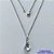 GARGANTILHA EM AÇO INOXIDÁVEL(CX109)- (AÇO03) GARGANTILHA COM CORRENTE 50CM E PINGENTE CRISTAL 10MM - COMPOSIÇÃO: AÇO INOXIDÁVEL - AÇO1850 - Imagem 1