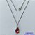GARGANTILHA EM AÇO INOXIDÁVEL(CX109)- (AÇO03) GARGANTILHA COM CORRENTE 50CM E PINGENTE DE CRISTAL ROSA 10MM - COMPOSIÇÃO: AÇO INOXIDÁVEL - AÇO1854 - Imagem 1