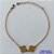 PULSEIRA NO BRUTO PRONTO PARA O BANHO - PULSEIRA 18CM + EXTENSOR COM PINGENTES TIPO VAN CLEEF BEGE ESCURO 10MM - PESO TOTAL 2,3GR - COMPOSIÇÃO: LATÃO / VIDRO - BRU14310 - Imagem 1