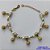 PULSEIRA NO BRUTO PRONTA PARA O BANHO - (CX.50)  PULSEIRA COM PÉROLAS E BOLINHAS COM BRILHOS - TAMANHO: 18CM + EXTENSOR E FECHO LAGOSTA - PESO TOTAL 8,1GR - COMPOSIÇÃO: LATÃO / PÉROLAS - BRU14335 - Imagem 1