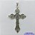 PINGENTE PRATA ENVELHECIDA - PINGENTE CRUCIFIXO PRATA ENVELHECIDA 36X50MM - PRA216 - Imagem 1
