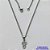 GARGANTILHA EM AÇO INOXIDÁVEL (CX112) - GARGANTILHA COM CORRENTE 45CM COM PINGENTE MENINA VAZADA 12MM - COMPOSIÇÃO: AÇO INOXIDÁVEL - AÇO1862 - Imagem 1