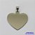 PINGENTE EM AÇO INOXIDÁVEL - (CX49) PINGENTE PLAQUINHA CORAÇÃO PARA GRAVAÇÃO 30X34MM - COMPOSIÇÃO: AÇO INOXIDÁVEL - AÇO1866 - Imagem 1
