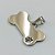 PINGENTE EM AÇO INOXIDÁVEL - (CX49) PINGENTE PLAQUINHA PET OSSO PARA GRAVAÇÃO 20X39MM - COMPOSIÇÃO: AÇO INOXIDÁVEL - AÇO1871 - Imagem 2