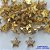 BRINCO NO BRUTO PRONTO PARA O BANHO(CX113) (BX001338W) - BRINCO DE PINO ESTRELA COM MICROS ZIRCÔNIAS - TAMANHO 9MM - PESO TOTAL DO PAR 1,1GR - BRU14435 - Imagem 1