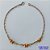 PULSEIRA NO BRUTO PRONTA PARA O BANHO - (CX.14)  PULSEIRA COM BROBOLETAS VERMELHAS - TAMANHO 18CM - PESO 2,5GR - FECHO LAGOSTA - BRU14495 - Imagem 1