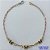 PULSEIRA NO BRUTO PRONTA PARA O BANHO - (CX.49)  PULSEIRA COM BROBOLETAS PRETAS - TAMANHO 18CM - PESO 2,5GR - FECHO LAGOSTA - BRU14496 - Imagem 1