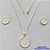 CONJUNTO FOLHEADO A PRATA COM 50 MILÉSIMOS + VERNIZ DIAMOND - CONJUNTO COM CORRENTE VENEZIANA 45CM - BRINCOS DE PINO FLOR ESMALTADA 14MM E PINGENTE EM FLOR ESMALTADA BRANCAS 20MM - PRA221 - Imagem 1