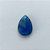 ACESSÓRIO NO BRUTO PRONTO PARA O BANHO - ZIRCÔNIA AZUL ESCURA 10X14MM COM FURO PASSANTE - COMPOSIÇÃO 100% VIDRO - PESO: 0,6GR - BRU14541 - Imagem 2
