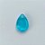 ACESSÓRIO NO BRUTO PRONTO PARA O BANHO - ZIRCÔNIA AZUL 10X14MM COM FURO PASSANTE - COMPOSIÇÃO 100% VIDRO - PESO: 0,6GR - BRU14543 - Imagem 2