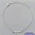 PULSEIRA FOLHEADA A PRATA COM 50 MILÉSIMOS + VERNIZ DIAMOND - PULSEIRA 18CM + EXTENSOR COM CRUCIFIXO - PRA268 - Imagem 1
