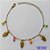PULSEIRA NO BRUTO PRONTA PARA BANHO -(CX.46)  PULSEIRA 17CM + EXTENSOR COM MIÇANGAS COLORIDAS E BUZIOS - PESO 2GR - COMPOSIÇÃO: LATÃO - BRU14611 - Imagem 1