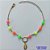 PULSEIRA NO BRUTO PRONTA PARA BANHO - (CX.47)  PULSEIRA 17CM + EXTENSOR COM MIÇANGAS COLORIDAS E BUZIO - PESO 2,8GR - COMPOSIÇÃO: LATÃO - BRU14612 - Imagem 1