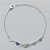 PULSEIRA FOLHEADA A PRATA COM 50 MILÉSIMOS + VERNIZ DIAMOND - PULSEIRA 16CM + EXTENSOR COM CORAÇÕES LISOS E BORBOLETAS - PRA273 - Imagem 1