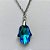 GARGANTILHA EM AÇO INOXIDÁVEL - (AÇO03) (CX.116)  GARGANTILHA COM PINGENTE MÃO DE FÁTIMA CRISTAL AZUL 12X17MM - TAMANHO: 50CM - COMPOSIÇÃO: AÇO INOXIDÁVEL - AÇO1880 - Imagem 2