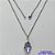 GARGANTILHA EM AÇO INOXIDÁVEL - (AÇO03) (CX.116) GARGANTILHA COM PINGENTE MÃO DE FÁTIMA CRISTAL LILÁS COM AZUL 12X17MM - TAMANHO: 50CM - COMPOSIÇÃO: AÇO INOXIDÁVEL - AÇO1881 - Imagem 1