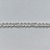 CORRENTE FOLHEADA A PRATA COM 80 MILÉSIMOS + VERNIZ CATAFORÉTICO - CORRENTE 60CM 3X1 LARGURA 4MM - FECHO LAGOSTA PRA310 - Imagem 2
