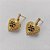 BRINCO FOLHEADO A OURO - BANHADO COM 5 MILÉSIMOS + VERNIZ DIAMOND - BRINCO DE PINO CORAÇÃO COM MICRO ZIRCÔNIAS 11MM - OURO293 - Imagem 2