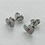 BRINCO EM AÇO INOXIDÁVEL - BRINCO DE PINO CORAÇÃO COM ZIRCÔNIA ROSA 7MM  -  (CX.116) COMPOSIÇÃO: AÇO INOXIDÁVEL - AÇO1893 - Imagem 2