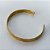 PULSEIRA (BRACELETE) NO BRUTO PRONTO PARA O BANHO(CX124) - TAMANHO 65MM - LARGURA 7MM - PESO TOTAL 5,4GR - BRU14652 - Imagem 2