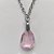 GARGANTILHA EM AÇO INOXIDÁVEL - (AÇO03) GARGANTILHA COM CORRENTE 50CM E PINGENTE EM ZIRCÔNIA ROSA 10X14MM - COMPOSIÇÃO: AÇO INOXIDÁVEL / ZIRCÔNIA - AÇO1908 - Imagem 2