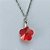GARGANTILHA EM AÇO INOXIDÁVEL - (AÇO03) (CX.116)  GARGANTILHA COM CORRENTE 50CM E PINGENTE FLOR EM CRISTAL VERMELHO 13MM - COMPOSIÇÃO: AÇO INOXIDÁVEL / CRISTAL - AÇO1915 - Imagem 2