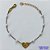 PULSEIRA NO BRUTO PRONTA PARA O BANHO - (CX.117)  PULSEIRA COM PÉROLAS E CORAÇÃO - TAMANHO: 18CM + EXTENSOR - PESO TOTAL 1,4GR - BRU14676 - Imagem 1