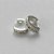 BRINCO FOLHEADA A PRATA COM 50 MILÉSIMOS + VERNIZ DIAMOND - BRINCO ARGOLA COM 1 FILEIRA DE MICRO ZIRCÔNIAS 6MM PRA325 - Imagem 2