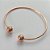 PULSEIRA (BRACELETE) NO BRUTO PRONTA PARA O BANHO  (CX.118) - BRACELETE COM ESFERAS - PESO 13,8GR - AJUSTÁVEL - BRU14740 - Imagem 2