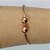 PULSEIRA (BRACELETE) NO BRUTO PRONTA PARA O BANHO  (CX.118) - BRACELETE COM ESFERAS - PESO 13,8GR - AJUSTÁVEL - BRU14740 - Imagem 1