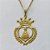 GARGANTILHA NO BRUTO PRONTO PARA O BANHO - GARGANTILHA COM CORRENTE CADEADO 60CM E (3.3387) PINGENTE MEDALHA NOSSA SRA APARECIDA 24X33MM - PESO TOTAL 2,8GR - BRU14803 - Imagem 2